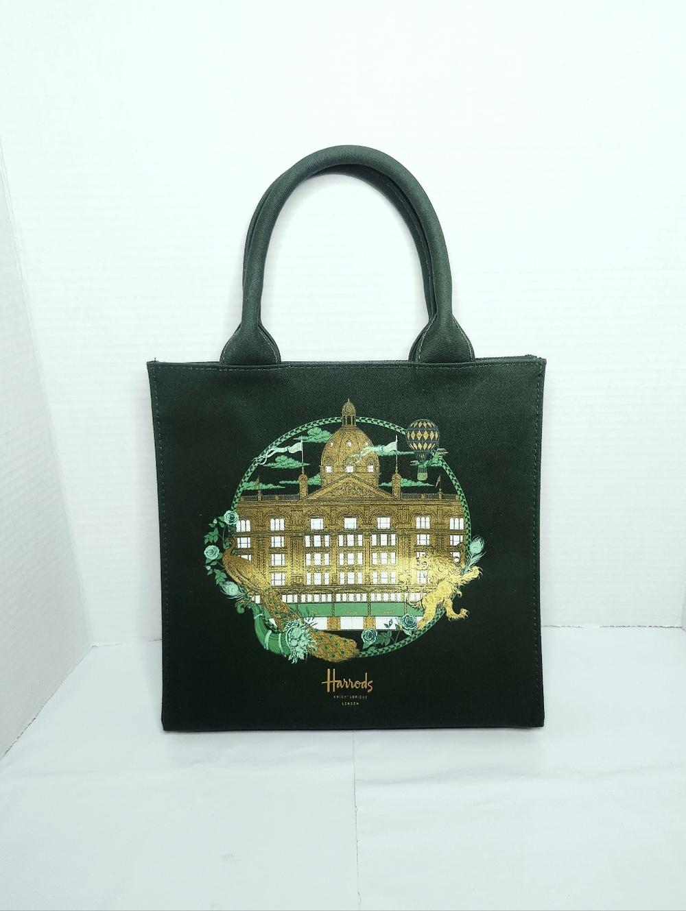Harrods  Green Gold Tote - Picture 2 of 12